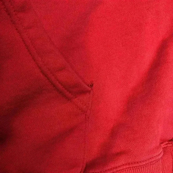 Seek Discomfort Hoodie Sz 2XL Red Color Sweatshirt Embroidered Organic - Picture 5 of 11